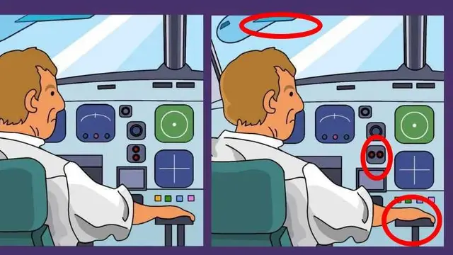 Temukan Perbedaan Gambar Pilot