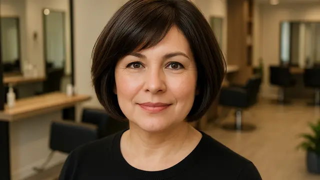 Model Rambut untuk Wajah Bulat agar Kelihatan Kurus untuk Wanita 40 Tahunan