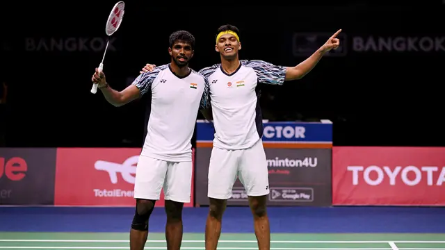 Ganda putra India, Satwiksairaj Rankireddy dan Chirag Shetty