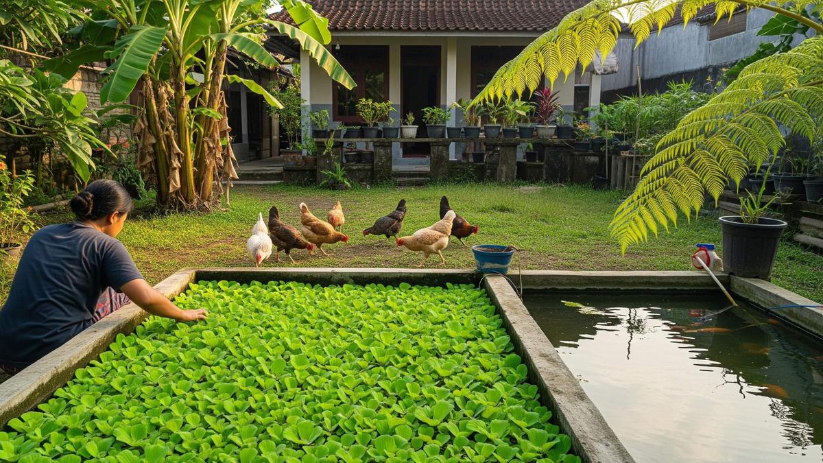 10 Cara Membuat Sistem Ternak Ikan dan Kebun Sayur yang Saling Menguntungkan, Hemat Lahan dan Pakan