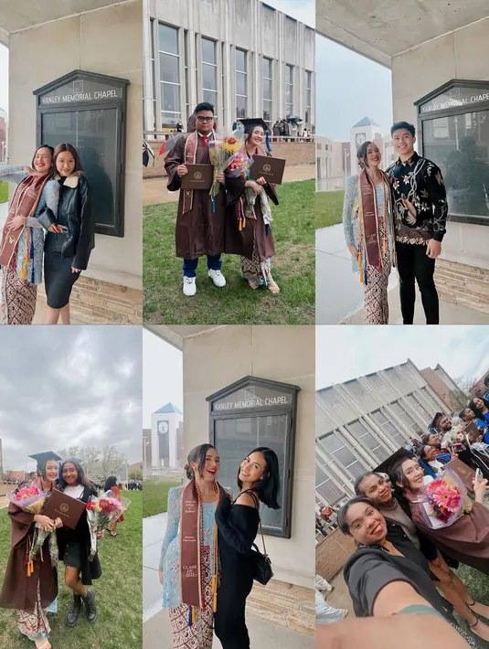 Beby Tsabina juga mengucapkan terima kasih kepada orang tua dan juga kedua saudaranya. Pemeran Luna dalam sinetron Catatan Harian Aisha itu menjalani kuliah di Western Michigan University mengambil jurusan Bisnis. [Instagram/bebytsabina]