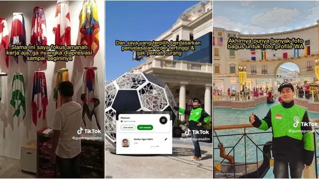 Viral Driver Ojol Nonton Langsung Piala Dunia di Qatar, Ini Kisah Hebatnya