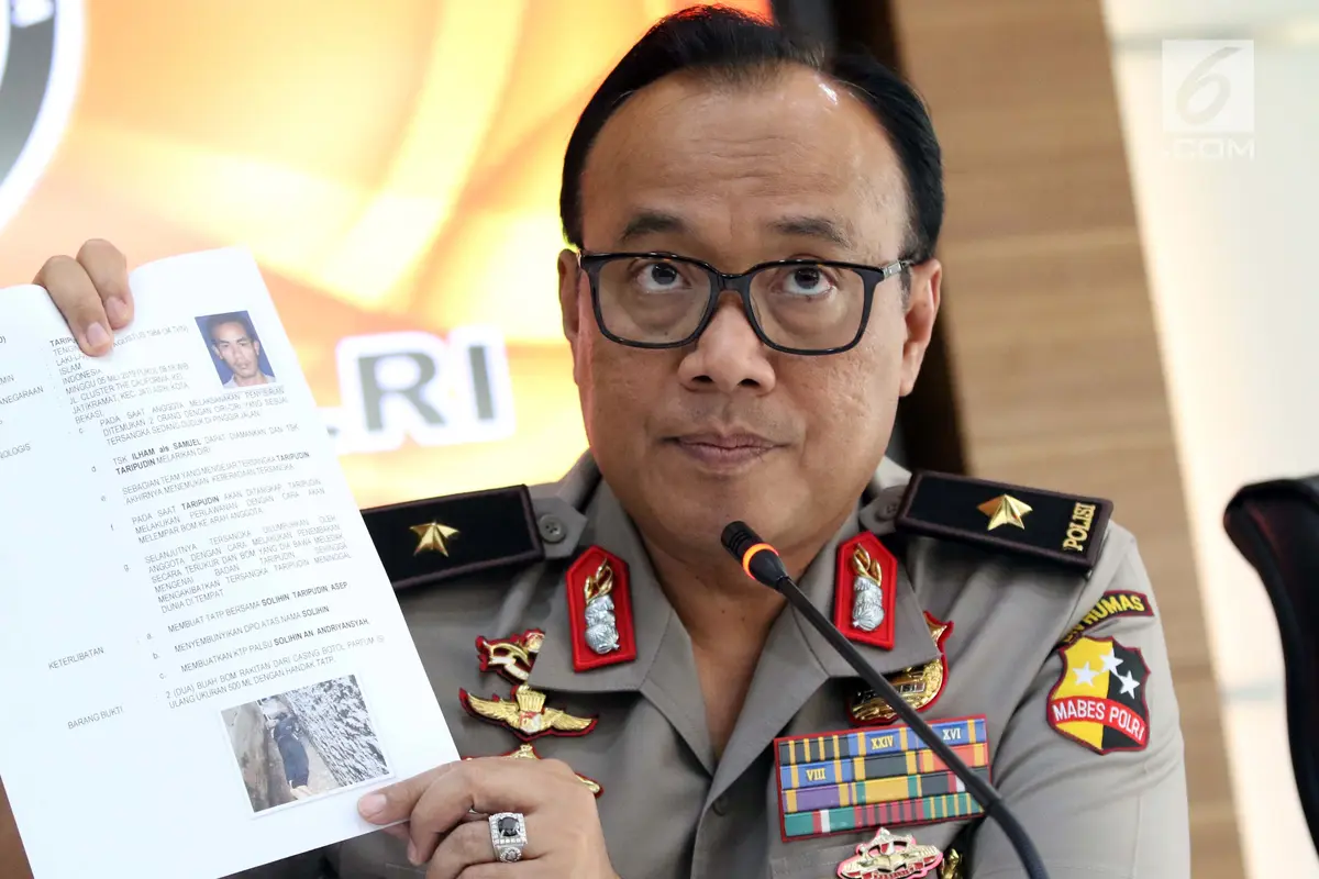 Mabes Polri Beberkan Kronologis Penangkapan Terduga Teroris di BekasI