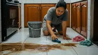 7 Penyebab Lantai Dapur Cepat Licin Meski Sering Dipel