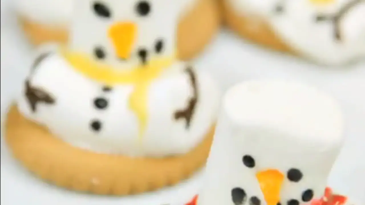 Snowman cookies