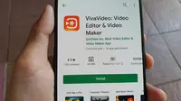 Aplikasi VivaVideo besutan QuVideo yang dilaporkan mengandung malware yang mampu curi informasi pengguna (Liputan6.com/ Agustin Setyo W)