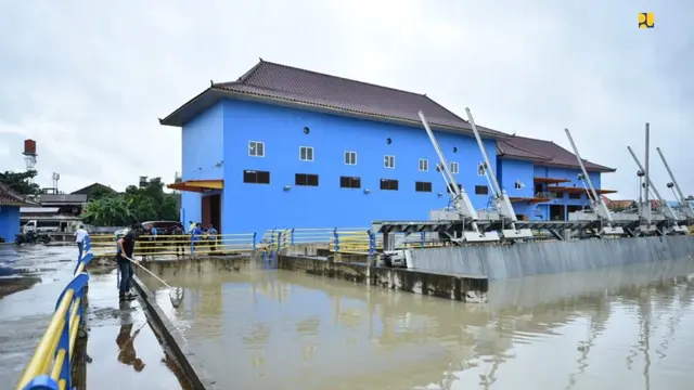 Kementerian PUPR telah menyelesaikan normalisasi Sungai Bendung untuk mereduksi banjir akibat meluapnya Sungai Bendung yang bermuara di Sungai Musi. (Dok Kementerian PUPR)