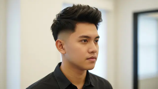 Gaya Rambut Pria Agar Terlihat Muda di 2025/ Ilustrasi AI