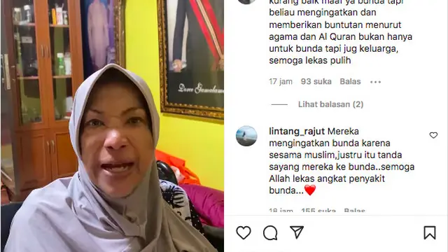 Dorce Gamalama Berikan Tanggapan kepada Ustaz yang Komentari Keinginannya Dimakamkan sebagai Perempuan. (Sumber: Instagram/dg_kcp)