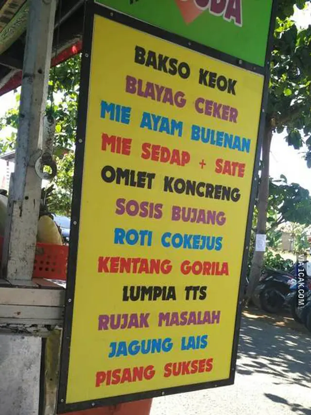 Deretan Daftar Menu Paling Absurd, Bikin Kesal Sekaligus Baper