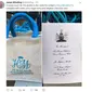 Goodie Bag Pangeran Harry - Meghan Markle. Foto: twitter.com/JWhatling