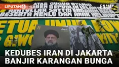Presiden Ebrahim Raisi Tewas, Karangan Bunga Berdatangan ke Kedubes Iran di Jakarta