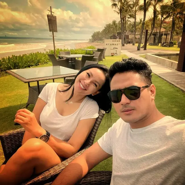Kalina Oktarani dan Ricky W Miraza. (Foto: Dok. Instagram @rickywmiraza)