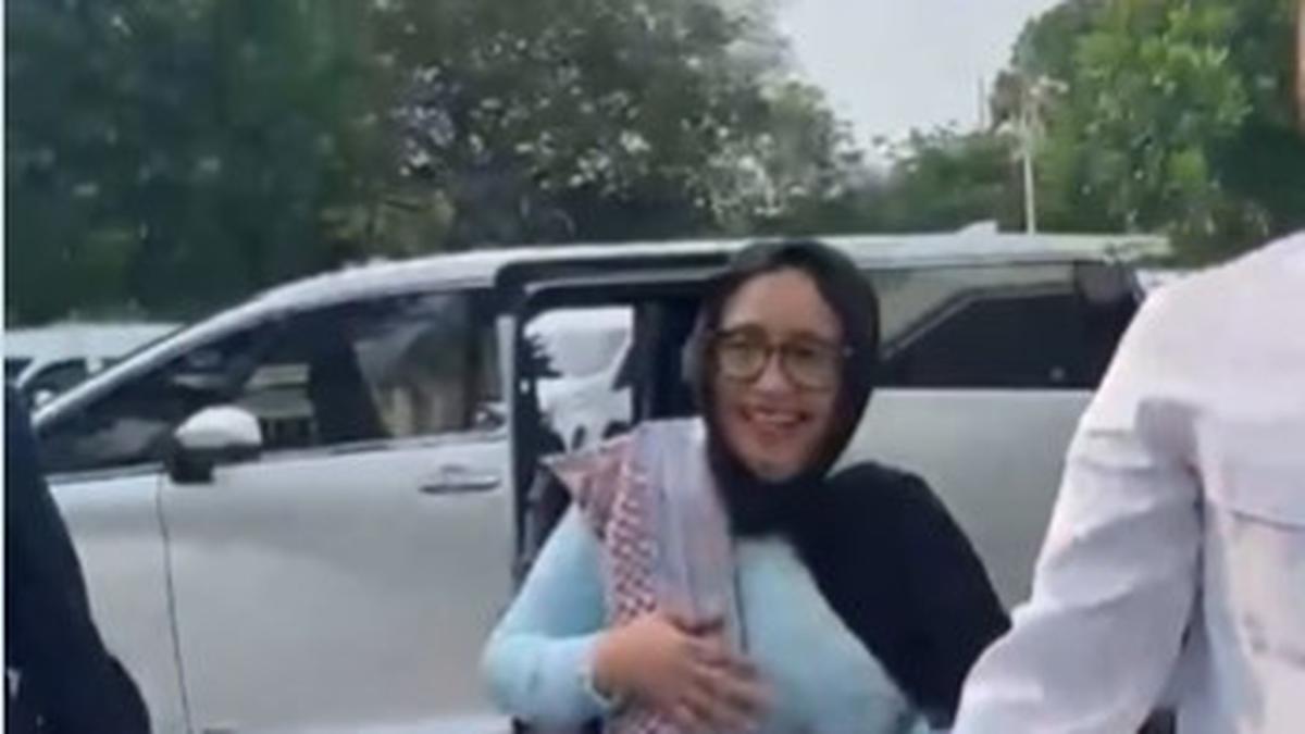 Nanik S Deyang Tiba di Istana Jelang Dilantik Jadi Kepala BG