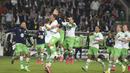 Pemain VfL Wolfsburg mereyakan kemenangan setelah mengalahkan Bayern Munchen lewat adu penalti yang memperebutkan Piala Super Jerman di Wolfsburg, Jerman. (1/8/2015). (Reuters/Fabian Bimmer)