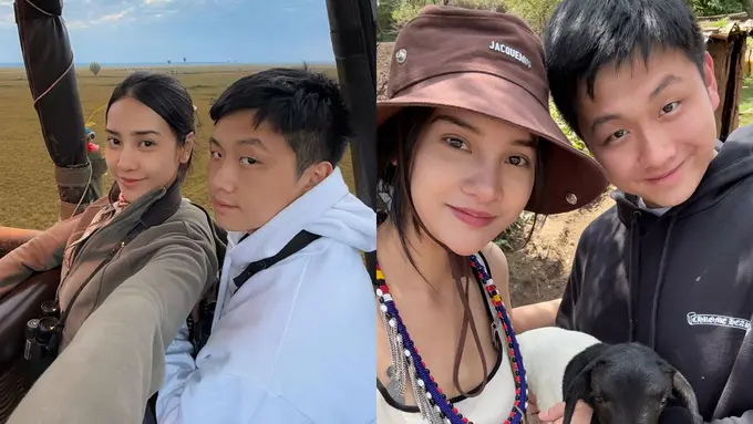 Gaya Safari Date Anya Geraldine dan Tora Widjaja Liburan di Afrika, Serasi dalam Balutan Busana Netral