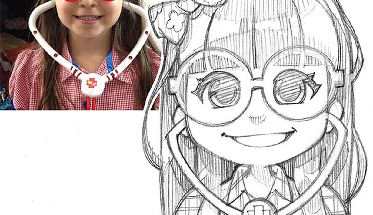 20+ Ide Gambar Sketsa Anak Kecil Berhijab - Tea And Lead