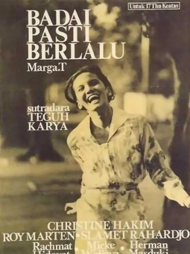 Poster film Badai Pasti Berlalu. (Foto: Dok. Koleksi Pribadi Daniel Irawan)