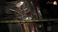 [VIDEO] Bus Tabrak Tebing, 3 Anak Meninggal