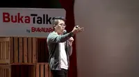 Creative Entrepreneur Fellexandro Ruby dalam acara Bukatalks Tie-in Your Passion di Jakarta, Sabtu (22/6/2019).