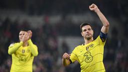 Chelsea memiliki catatan yang lebih baik dari pada MU dalam produktifitas mencetak gol di Liga Champions. The Blues telah menorehkan 300 gol dalam 173 laga di ajang tersebut. Sayangnya, catatan tersebut terhenti usai sang juara bertahan disingkirkan Real Madrid baru-baru ini. (AFP/Franck Fife)