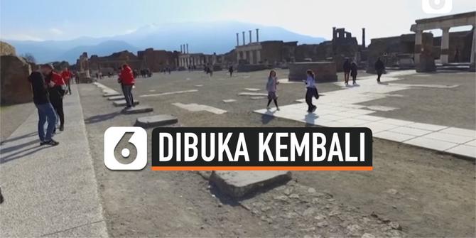 VIDEO: 6 Tahun Direstorasi, Kota Pompeii Kembali Dibuka untuk Umum