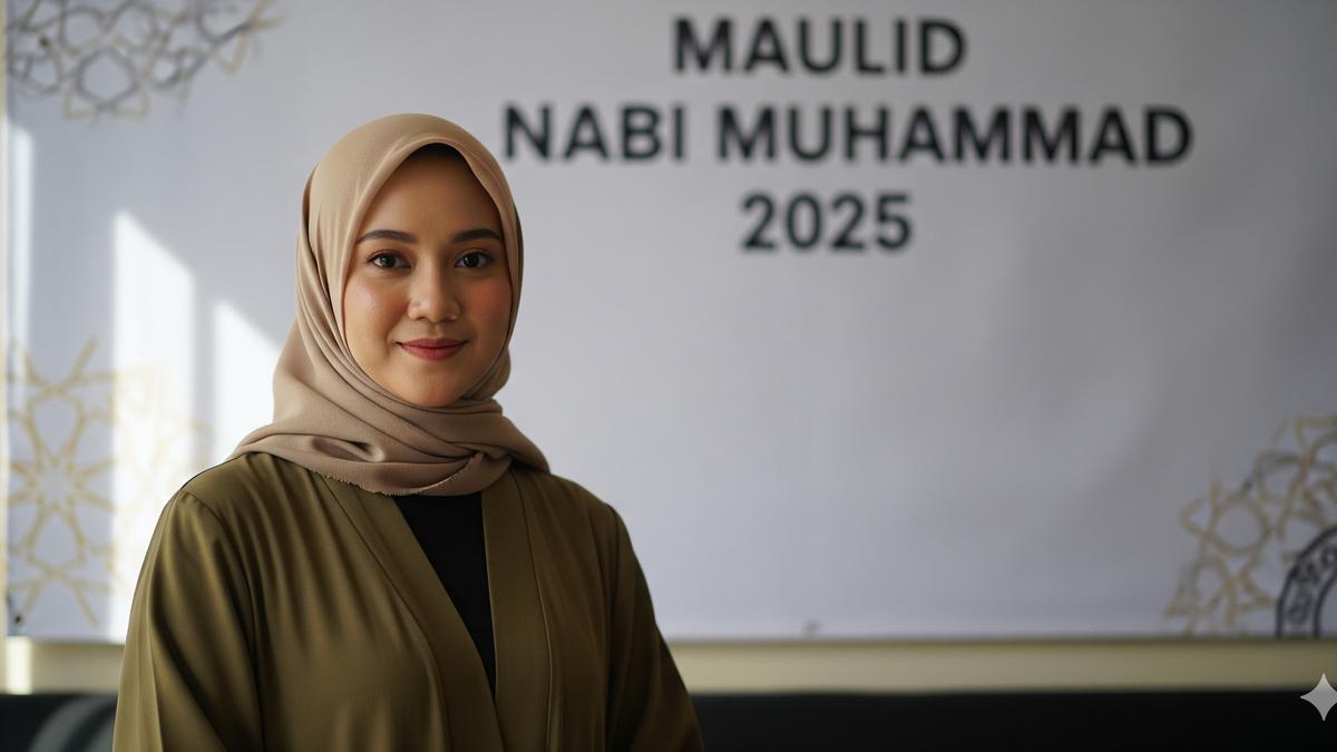 7 Model Abaya Polos Terbaru untuk Pengajian Maulid Nabi 2025
