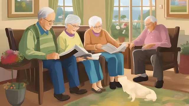 (Ilustrasi Orang Lanjut Usia/Lansia/Kakek/Nenek by AI)