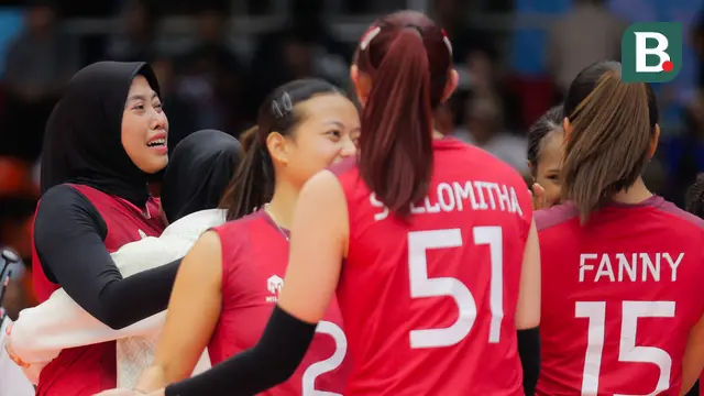 Foto: Susah Payah Jinakkan Filipina, Timnas Voli Putri Indonesia Raih Medali Perunggu SEA Games 2025