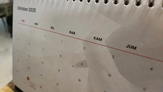 Kalender Oktober 2025: Hanya Ada Libur Akhir Pekan, Cek di Sini