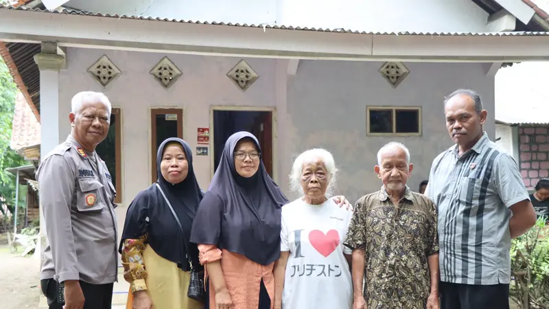 Nenek Satikem ditemukan selamat usai hilang 46 tahun. (Foto: Liputan6.com/Polres Kebumen)