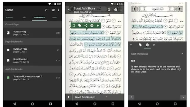 Aplikasi Quran for Android. Dok: play.google.com