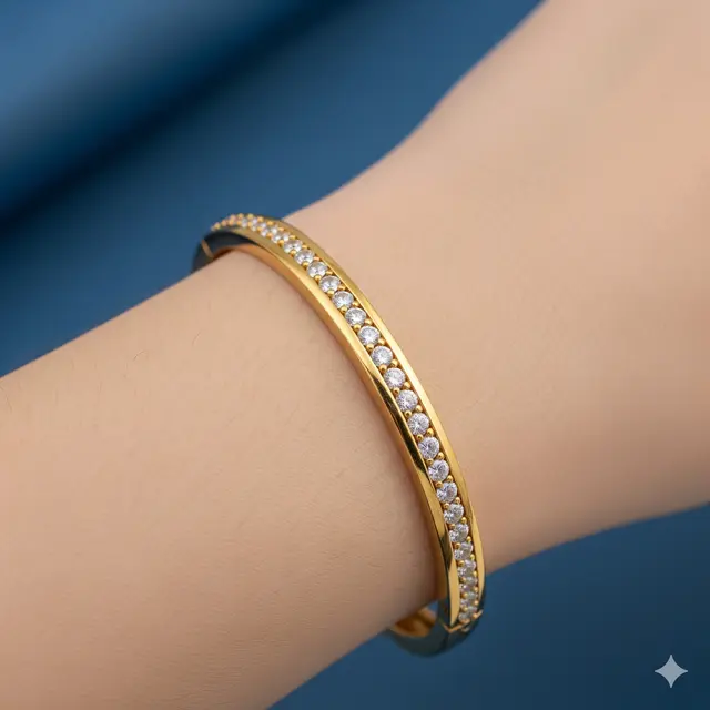 Model Gelang Emas 18 Karat 5 Gram untuk Simpanan. gemini