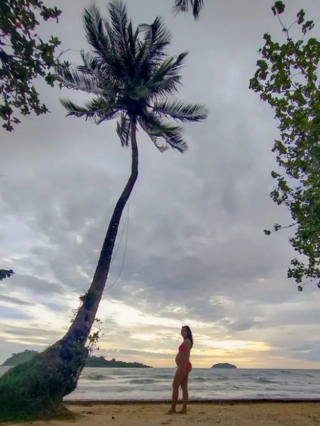7 Potret Marissa Jeffryna Pamer Baby Bump, Mesra saat Babymoon