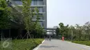 Kompleks perkantoran Alibaba di Hangzhou memiliki luas bangunan 150.000 m2. Kantor tersebut dibuat oleh firma arsitektur internasional asal Australia, HASSEL Studio. (Liputan6.com/Iwan Triono)