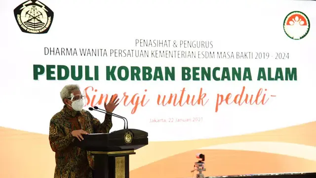 Peduli Bencana Alam, DWP Kementerian ESDM Salurkan Donasi Kemanusiaan