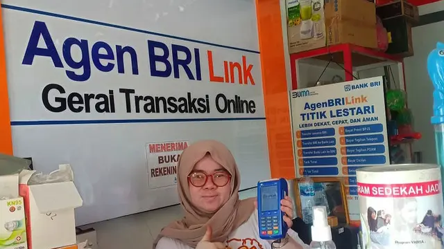 Titik Lestari, Agen BRILink cabang Tangerang, Banten. Foto: Istimewa