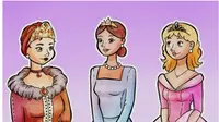 Tantangan Tes IQ, Temukan Putri Palsu pada Gambar Ini dalam 6 Detik