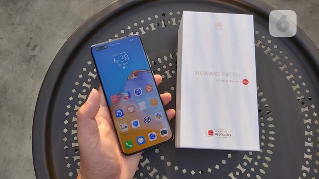 Tampilan depan Huawei P40 Pro. Liputan6.com/Iskandar