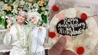 Anniversary Pernikahan Rizki D'Academy dan Nadya Mustika Rahayu (Sumber: Instagram/da2_rizki123)