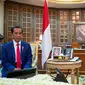 Presiden Jokowi bertemu Raja Salman bin Abdulaziz. (Alekhbariyahtv)