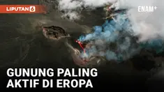 Letusan Gunung Etna yang Spektakuler di Sisilia