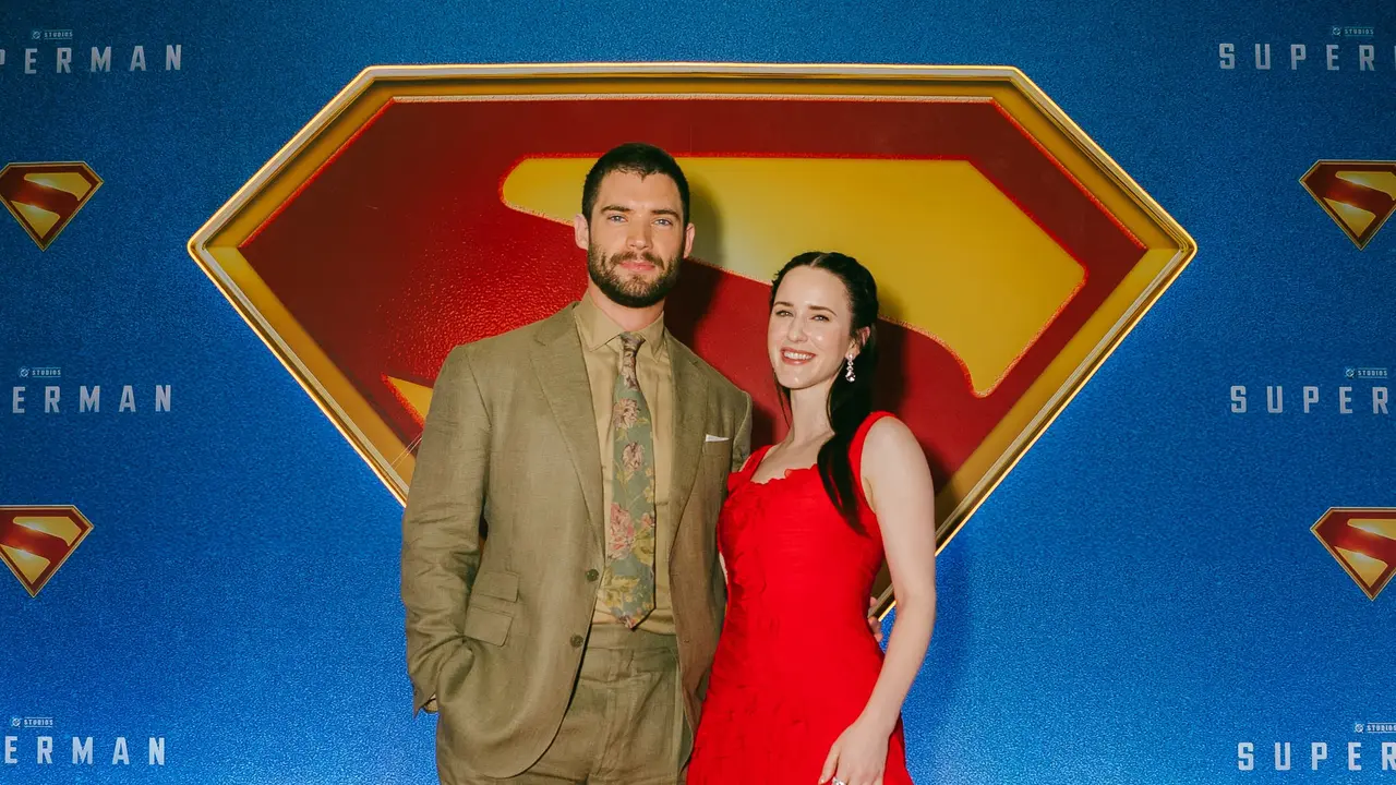 David Corenswet dan Rachel Brosnahan dalam media junket di Manila, Filipina. (dok. Warner Bros)