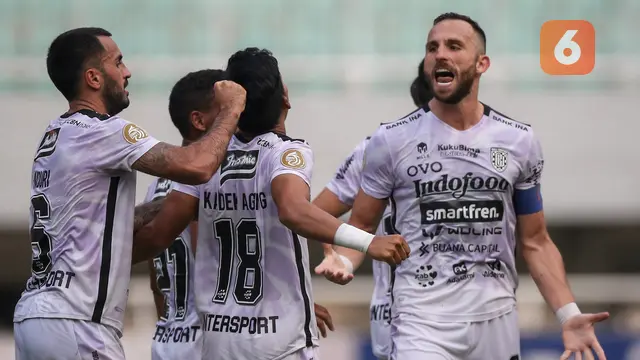 Foto: Dua Gol Ilija Spasojevic Tentukan Kemenangan Bali United 2-1 atas Persita Tangerang dalam BRI Liga 1
