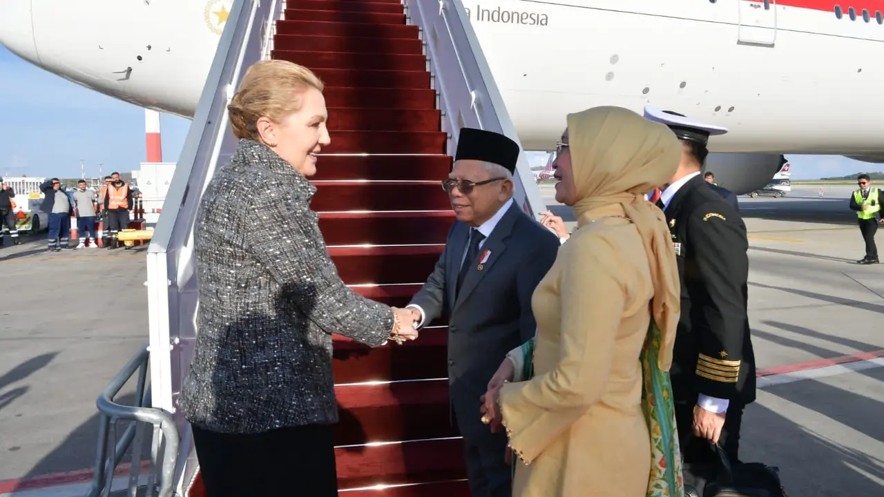 Wakil Presiden Ma’ruf Amin melanjutkan lawatannya ke Slovakia, Jumat (24/11/2023).