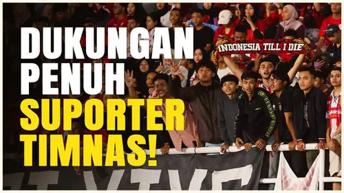 VIDEO: Respek! Para Suporter Tetap Berikan Dukungan ke Pemain Timnas Indonesia Meski Kalah