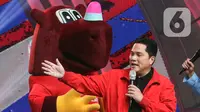Erick Thohir Telepon Pelatih Timnas Indonesia Piala Dunia U-17 Bima Sakti di Konser Histeria Pesta Bola Dunia 2023