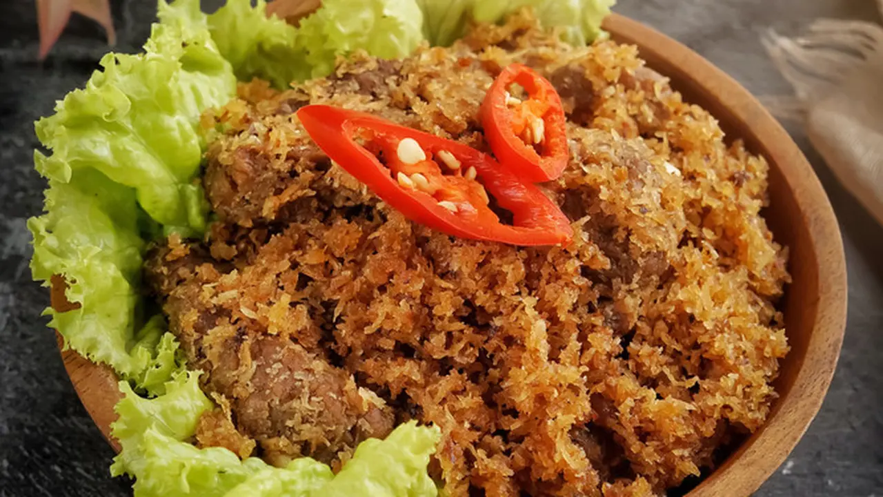 serundeng daging