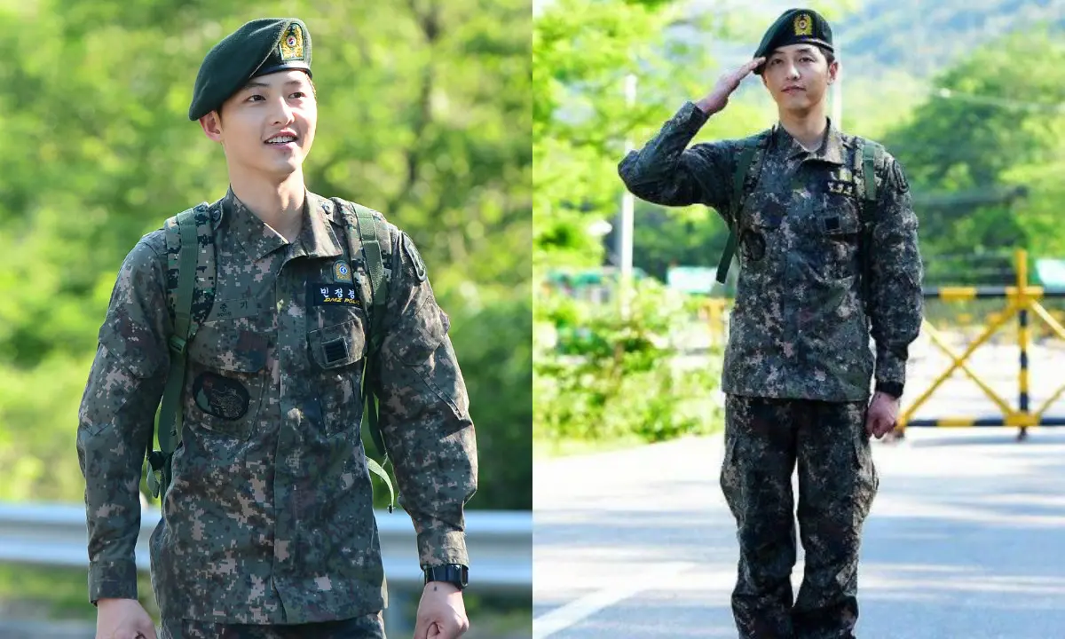 Bandingkan gagahnya penampilan Song Jong Ki dalam balutan busana tentara di dunia nyata dan dalam film Descendants of The Sun.