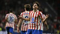 Kemenangan itu turut mengantarkan Atletico menempati peringkat 9 dengan mengoleksi 9 poin. (AFP/Javier Soriano)